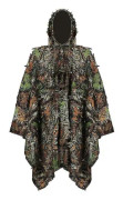 3D Bladlöv Kläder Djungel Skog Jakt Camo Poncho Kappa