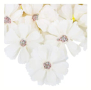 50 st konstgjorda tusensköna blomhuvuden