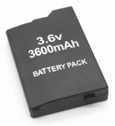 2st 3.6V 3600 mah bärbart gamepad-batteri för för PSP 2000 för PSP 3000