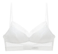 Low Back Lifting BH Spets Bralette BH Dot Mesh Ultra Tunn Damer Kvinnor Crop Top BH