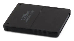 IC Dhrs 128 MB minneskort PS2 minneskort