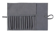 Förvaringsväska för sminkborstar, bärbar skönhetsväska, rullväska, sminkförvaringsväska