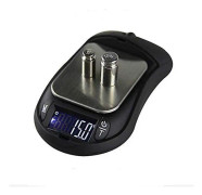 1x Precision Pocket Scale, 500g/0,01g Precision Smyckesvåg Bärbar mus, Digital Våg (Batteri ingår ej)