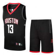 AVEKI baskettröja för män, 13 skjortor från Houston, modebaskettröja, present till basketfans, svart, 2XL zdq