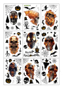 Halloween-fönsterdekaler - Läskiga Halloween-fönsterdekaler