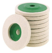 10 st 100 mm ullfiltpoleringsskiva poleringsskiva borrdiameter