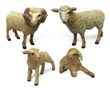 Simulerade Djur Figurer Får Actionfigur Fjäderfägård Betesmarksmodeller Figurer Leksaker Gåvor till Barn Barnsamlingsleksaker