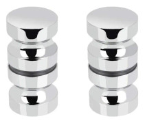 2 Handtag Set Duschdörr i Rostfritt Stål med Aluminiumhandtag
