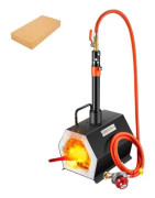 Hexagonal smältugn - VEVOR - Max. 1427 ℃ Propan Gas Forge - med 1 brännare - Blacksmiths Cutlers