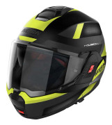 Nolan Cabriolet Hjälm N120-1 Subway N-com Gul,Svart S