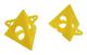 10st Mini Cone Paint Stand Pyramid Stand Set Painter's Pyram Gul 10st