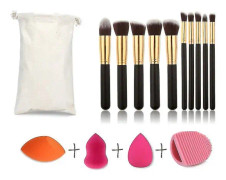 15 st/ set Borstar Vattendroppe Kalebass Powder Puff Tvätta Ägg Makeup Appliance Kit