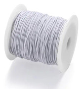 1 mm * 50 meter kärnad elastisk tråd (röd), armband, halsband, smyckestillverkning, handgjorda smyckestillverkningstillbehör, Alla hjärtans dag smycken för män och