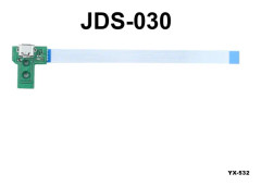 1st USB laddningsportuttag Kretskort för 12Pin JDS 011 030 040 055 14Pin 001-kontakt för PS4-kontroller 12P 14P
