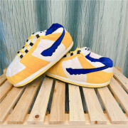 Mub- Par aj bomull tofflor bröd skor vattentät varm hem vinter duck yellow-whi Leather bottom