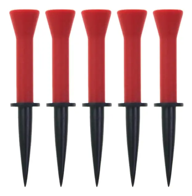 Gummipeggar flexibla 76 mm 10-pack Röd