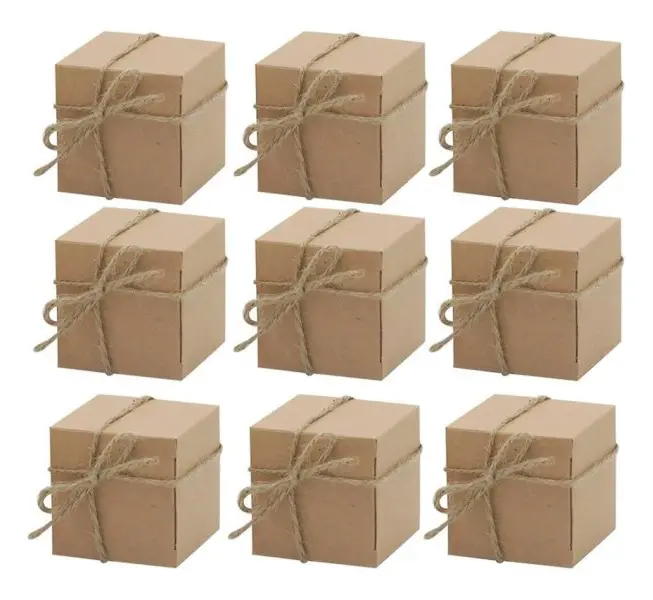 50 st bröllops godispåsar vintage kraftpapper bröllops godisask