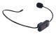 Svart bärbar FM trådlös mikrofon headset radio megafon för reseguide undervisning möte föreläsningar tillbehör