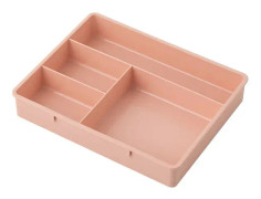 Skrivbordslåda Organizer Stapelbar multi-cell Desktop Storage Divi Rosa