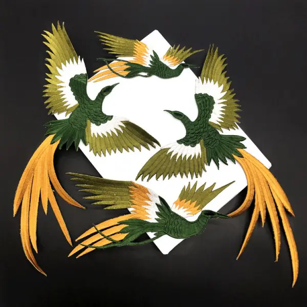 Fågel Fenix tygmärken