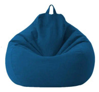 Stor Liten Lazy Sofföverdrag Stolar Utan Fyllning Linne Tyg Lounger Sits Sittsäck Puff Soffa Tatami Vardagsrum Sittsäckar