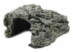 Reptilgrotta i harts, stenliknande grotta, gömställe för sköldpaddor, reptiler