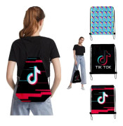 Tik-Tok GYMSACK Gympapåsar RYGGSÄCK Sportväska ryggsäck Model 2