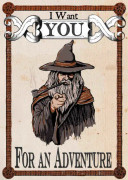 A3 Print - Lord of the rings - Gandalf - I Want You