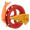 Bärbar vinterisfiskestolpe Wheel Marker Flag Set - ABS-redskap (ingen linkrok)