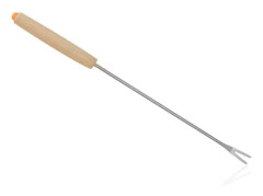 Set med 6 chokladgafflar i rostfritt stål ostfondue