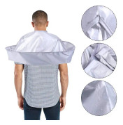 3-pack Professionell Frisörkapp Klippning Barberare Rakning Parasoll Förkläde med Självhäftande Fäste Hårtrimningstillbehör för Vuxna Hårstudio