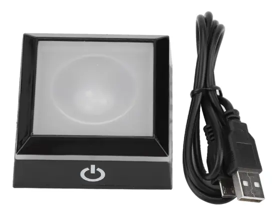 3D LED Ljusbas Displayställ Fyrkantig Hållare Flerfärgad för Kristallkonst Glasdekor