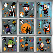 59 st Halloween-fönsterklistermärken Halloween-fönsterklistermärken
