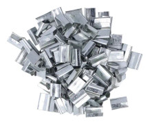 Metallbandspänne Galvaniserat stål Förpackning Öppna förseglingar för 16 mm Plast PET-band