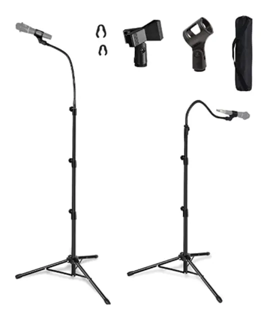 Stage Host Mic Stand Mic Stand Stand för Live Recording Stativ Mic Stand för Karaoke