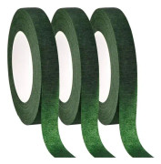 TG 3-pack Florist Stamtejp, 12 mm bredd blommig tejp bukett, 98
