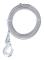 Vinsch vajer 4mmx12m kabel 2000LBS styrka rostfritt stål galvaniserat utbyte