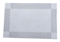 Set med 2 vävda PVC-bordstabletter, tvättbara, värmebeständiga, halkfria