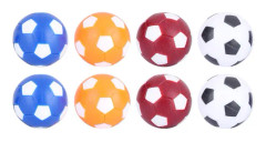 8st Mini färgglad bordsfotbollsfotboll Ersättningsbollar Bordsspelboll 36 mm