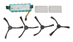 Sopborste och filter för NiMH-batteridriven sopmaskin 3500MAH