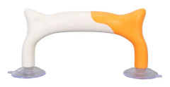 Linjalhandtag Gul Vit Ergonomisk Enkel montering Stark sugkopp ABS PVC Quiltning Linjalgrepp för sömnad av patchworkstudie