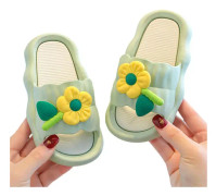 Tofflor för små flickor, sandaler för barn, snabbtorkande tofflor, mjuka, halkfria, för dusch, strand, inomhus