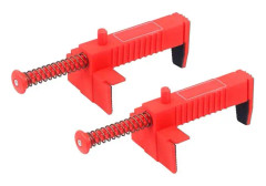 Trådlåda Clips Line Snabbinstallation av lådor Murning Fixer Building Construction (2st, Röd)