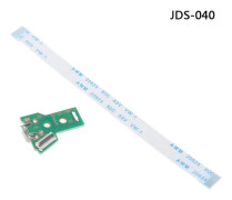 USB laddningsportuttag Kretskort 12Pin JDS 011 030 040 För PS4-kontroller