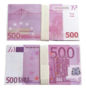 60 ark Magic rekvisita simulering eurovaluta leksakssedlar filma rekvisita bar nattklubb (500 euro)