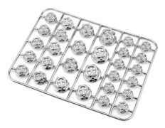 Personlig touch: 30-pack skruvskydd i silver för MC Silver