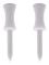 Golfpeggar i plast / Castlepeggar 24 mm (40 st) Vit
