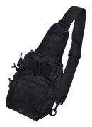 Ryggsäck för män Molle Tactical Sling Chest Bag Assault Pack Messen Black