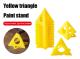 10 Pyramider för Träbearbetning Sprayfärg Paneler Triangulära
