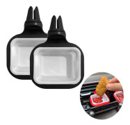 2ST Bilsåshållare Dip Clip Set Mini Ketchup Doppkoppar för bil